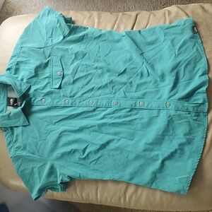 The North Face snap shirt